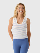 Perfect White Tee Women's Kendra Brushed Sweater Tank - Saint Bernard