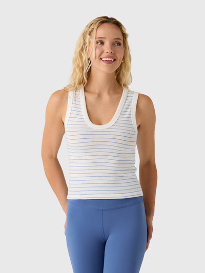 Perfect White Tee Women's Kendra Brushed Sweater Tank - Saint Bernard