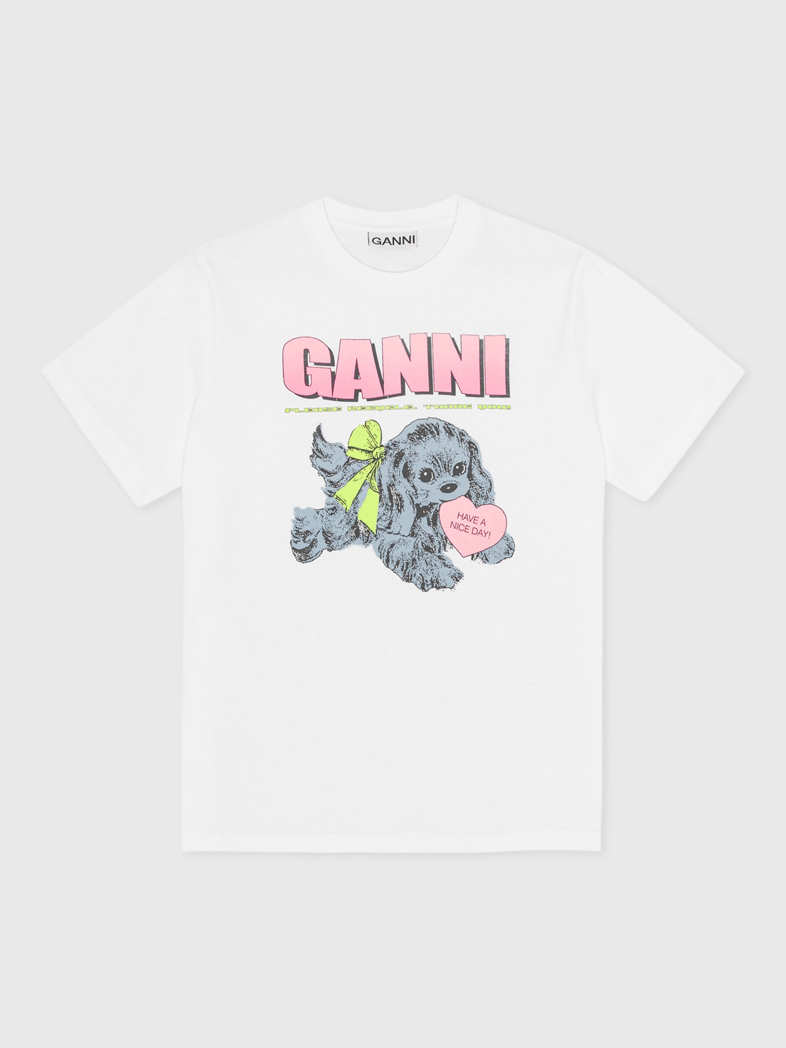 GANNI Women's Puppy T-Shirt - Saint Bernard