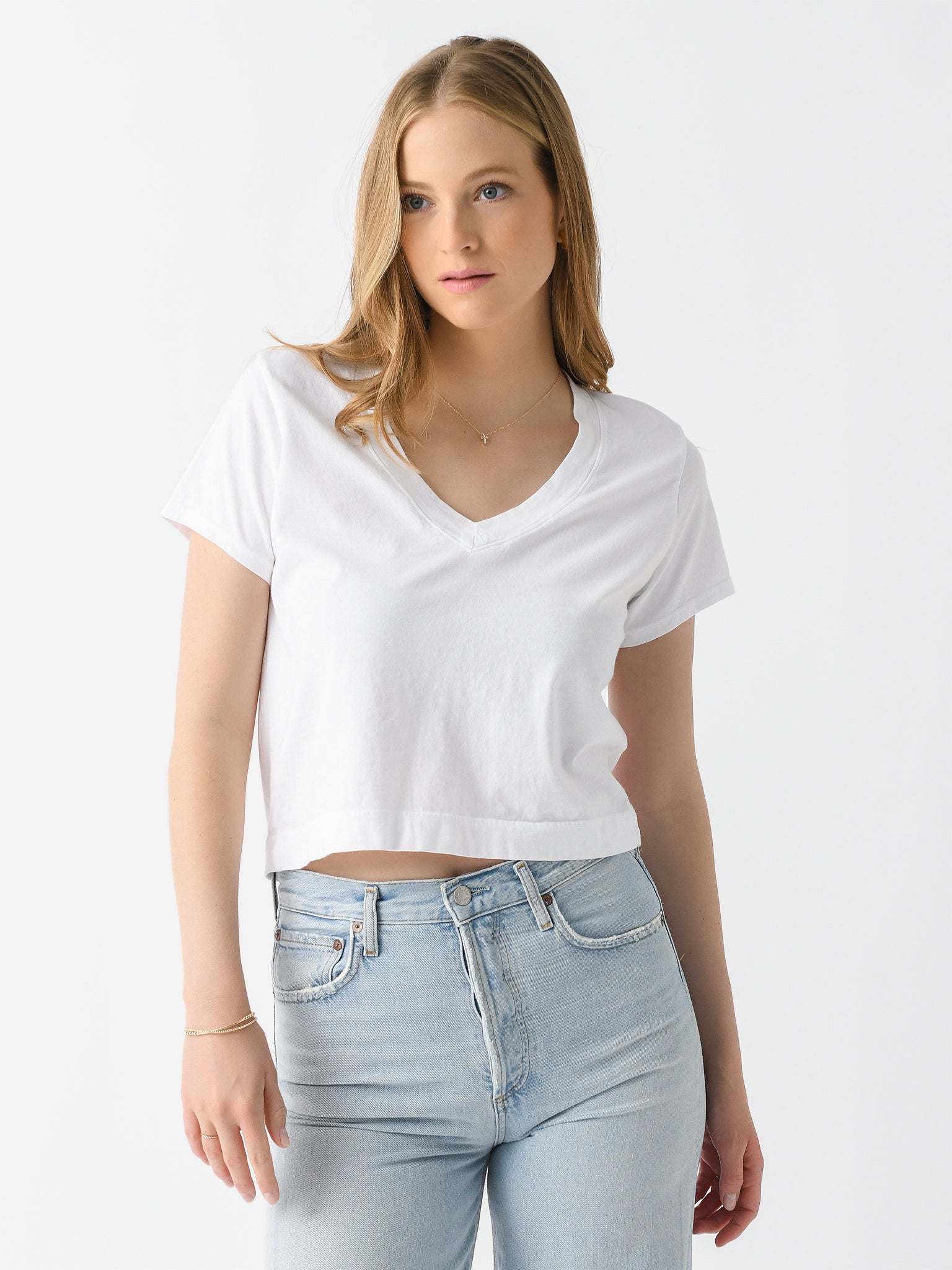 Perfect White Tee Women's Frankie Tee - Saint Bernard