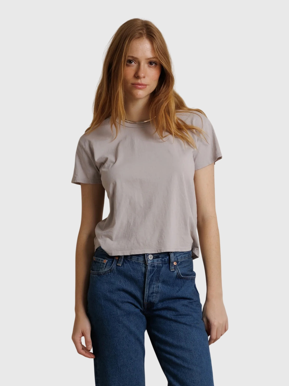 Perfect White Tee Women's Harley Boxy Tee - Saint Bernard