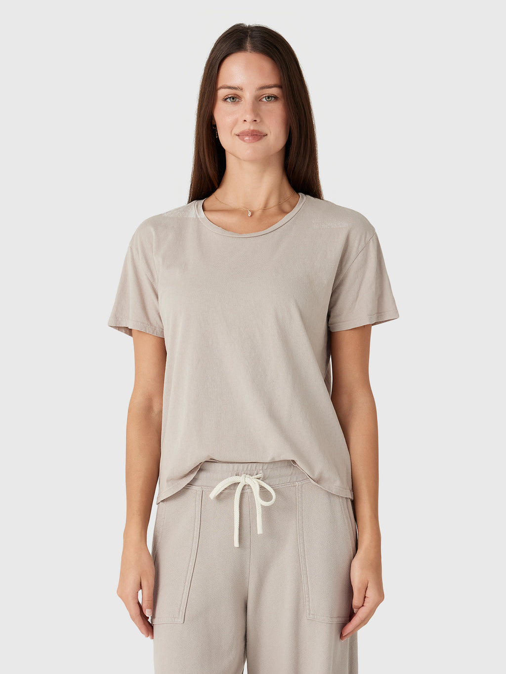 Perfect White Tee Women's Harley Boxy Tee - Saint Bernard