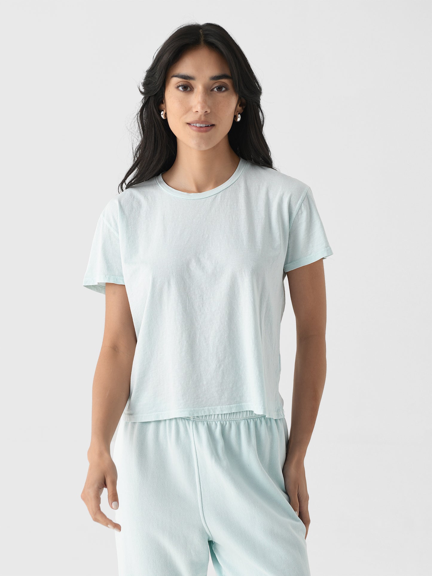 Perfect White Tee Women's Harley Boxy Tee - Saint Bernard