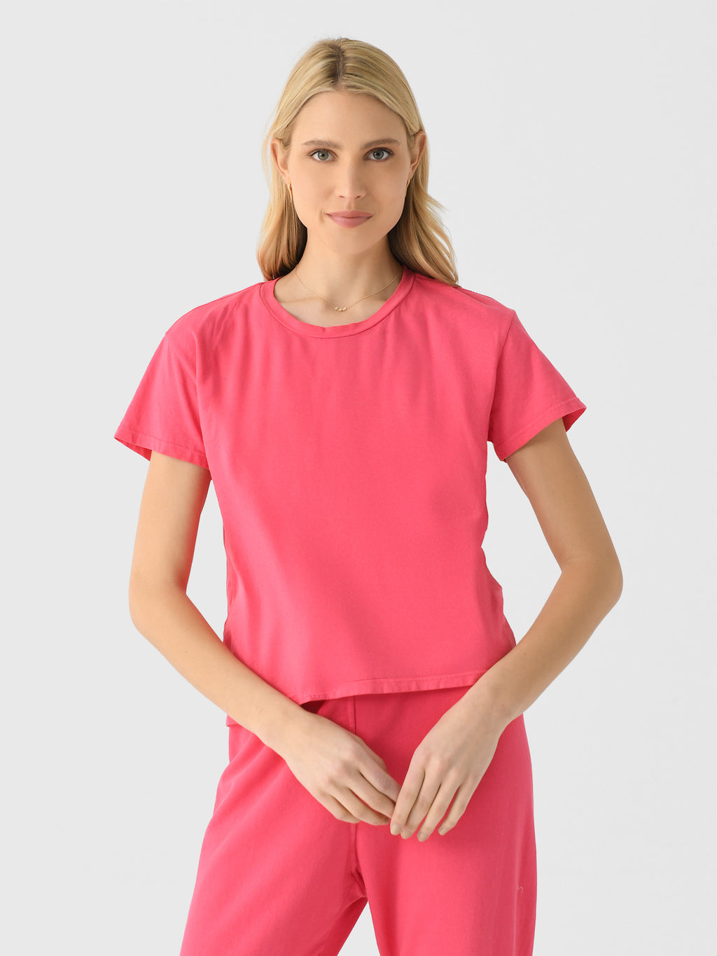 Perfect White Tee Women's Harley Boxy Tee - Saint Bernard