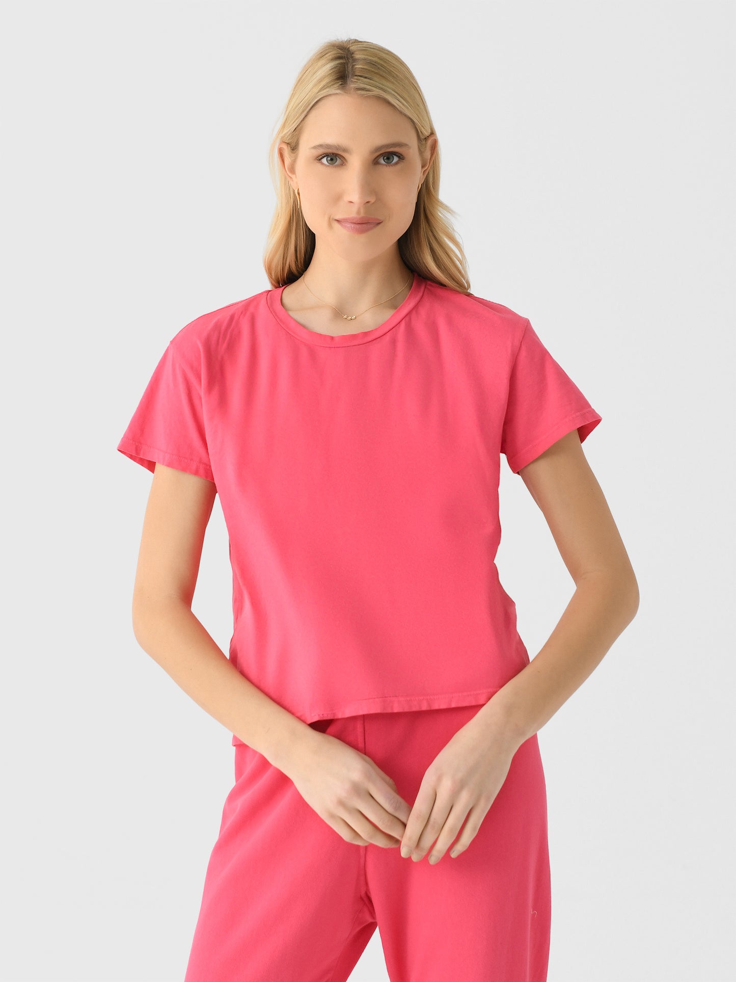 Perfect White Tee Women's Harley Boxy Tee - Saint Bernard