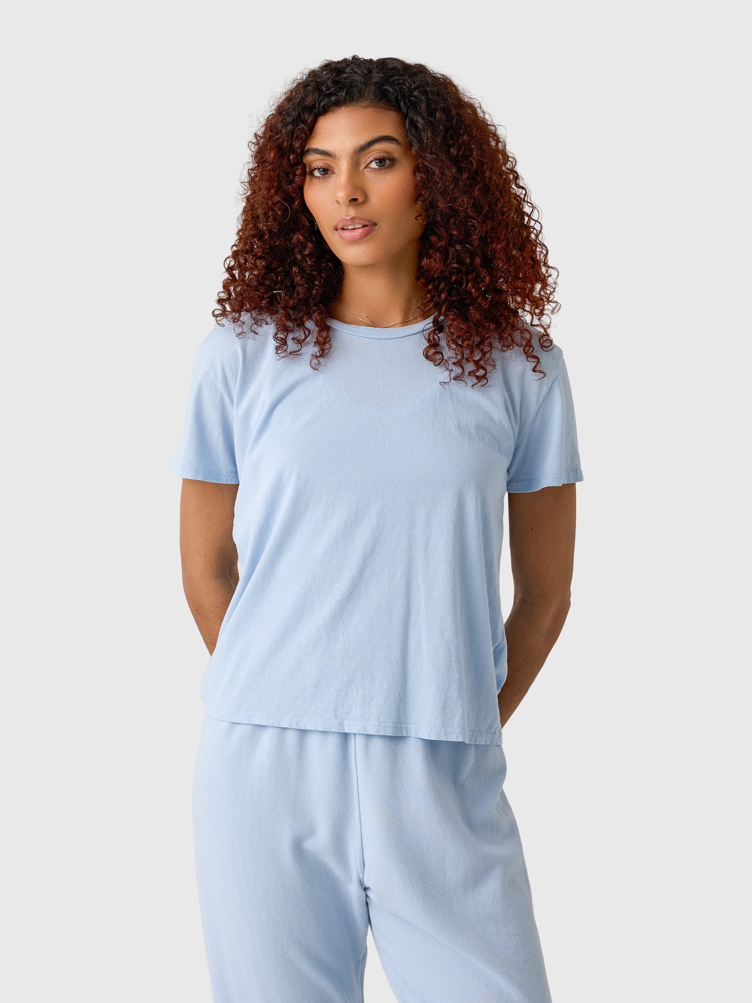 Perfect White Tee Women's Harley Boxy Tee - Saint Bernard