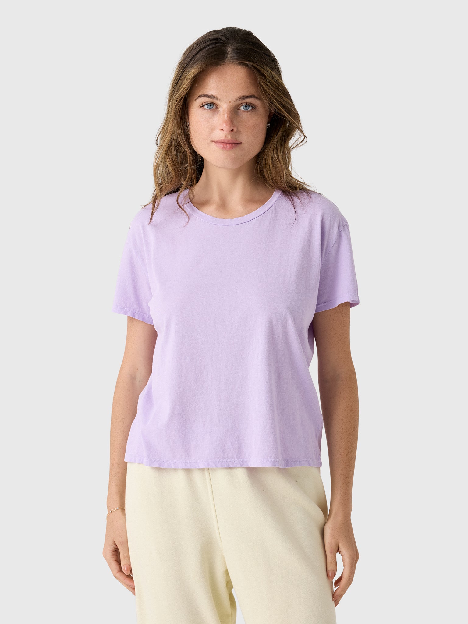 Perfect White Tee Women's Harley Boxy Tee - Saint Bernard