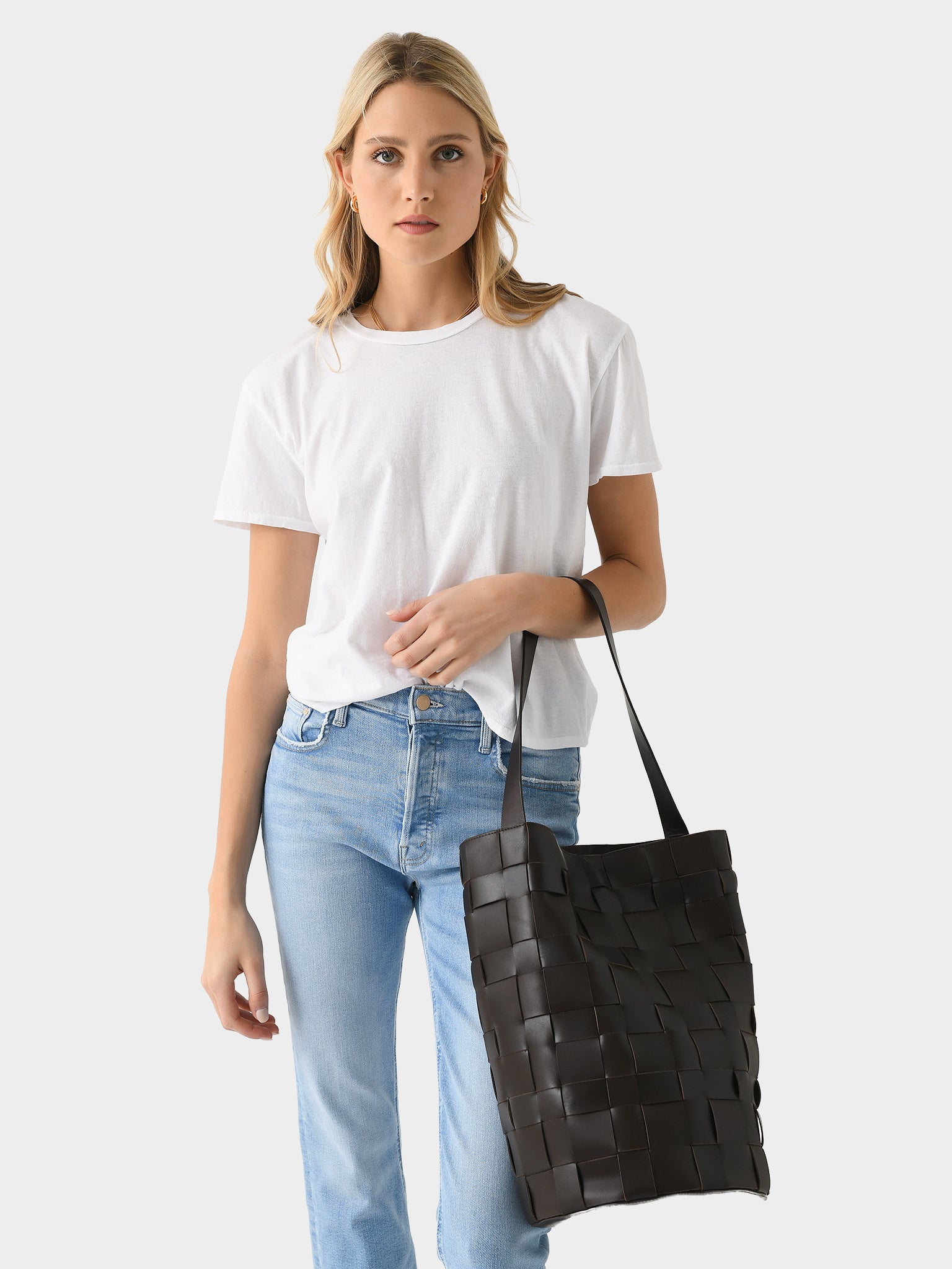 Perfect White Tee Women's Harley Boxy Tee - Saint Bernard