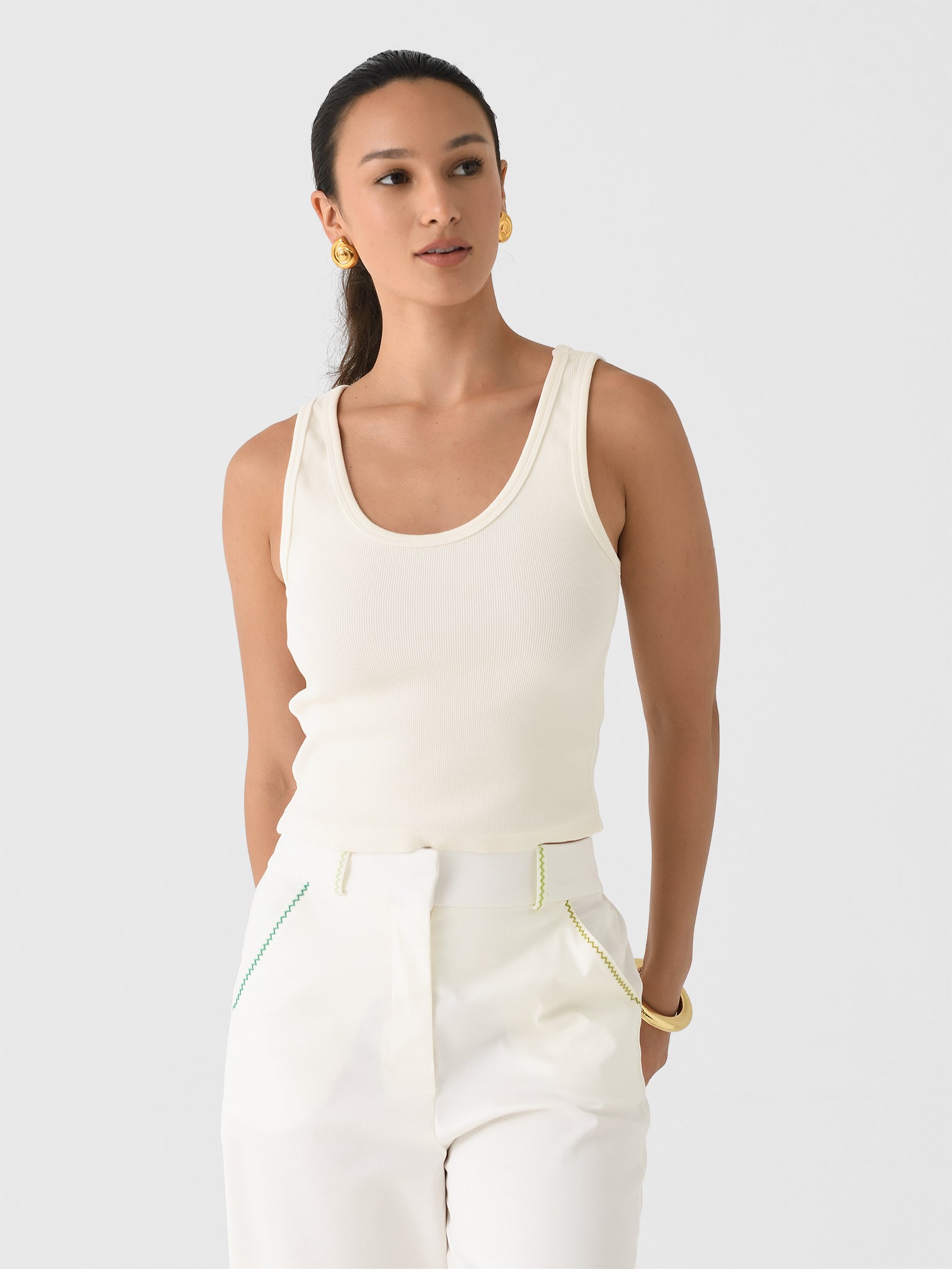 Perfect White Tee Women's Blondie Tank - Saint Bernard