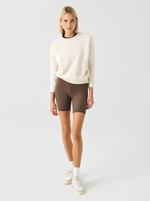 Perfect White Tee Women's Lennon Shrunken Sweatshirt