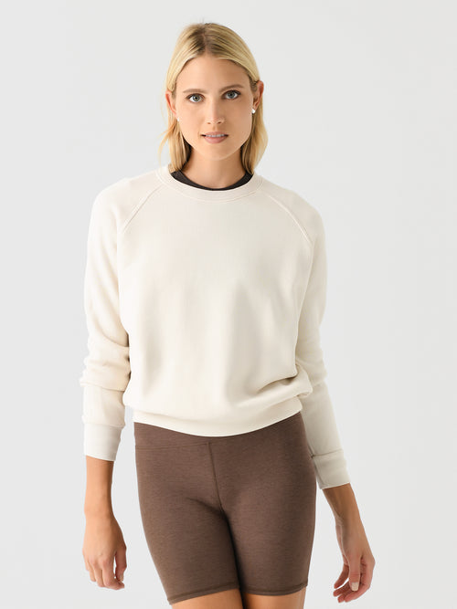 Perfect White Tee Women's Lennon Shrunken Sweatshirt