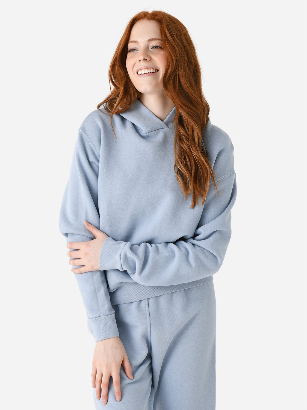 Perfect White Tee Women's Heart Hoodie - Saint Bernard