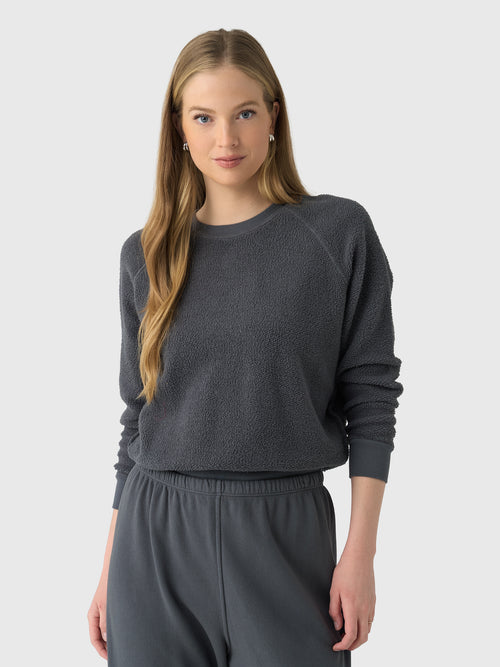 Perfect White Tee Women's Ziggy Reverse Shrunken Sweatshirt