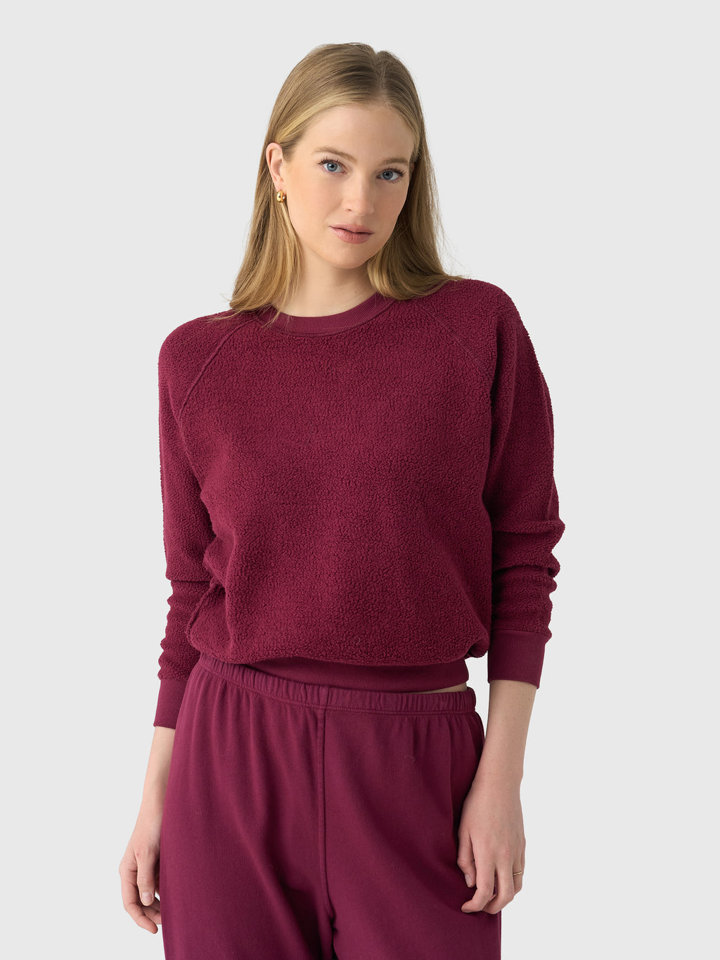 Perfect White Tee Women's Ziggy Reverse Shrunken Sweatshirt - Saint Bernard