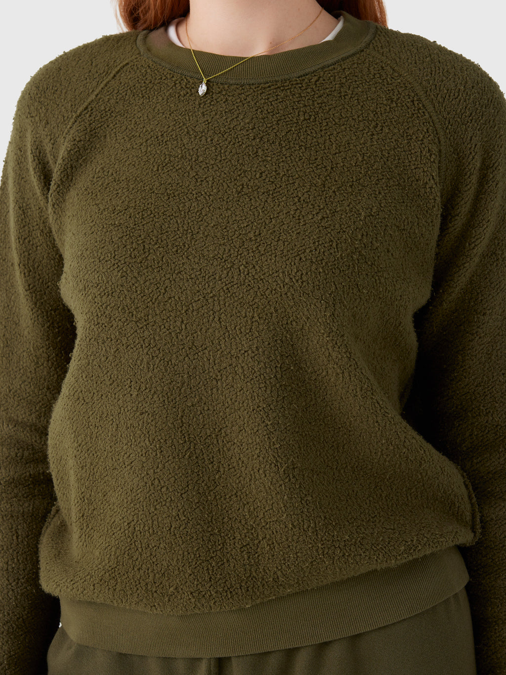 Perfect White Tee Women's Ziggy Reverse Shrunken Sweatshirt - Saint Bernard