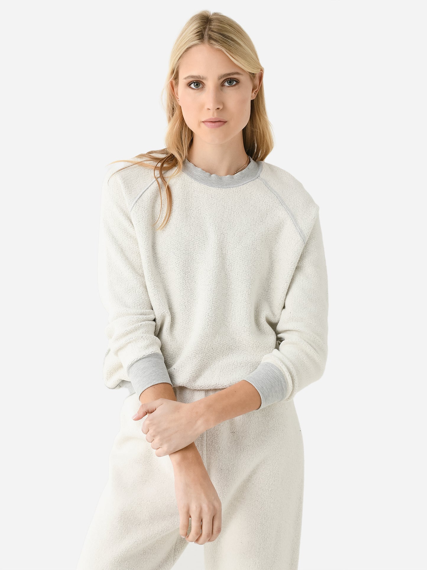 Perfect White Tee Women's Ziggy Reverse Shrunken Sweatshirt