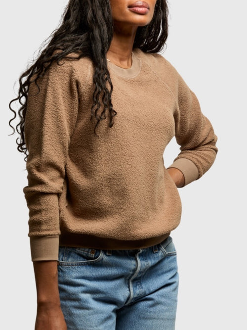 Perfect White Tee Women's Ziggy Reverse Shrunken Sweatshirt