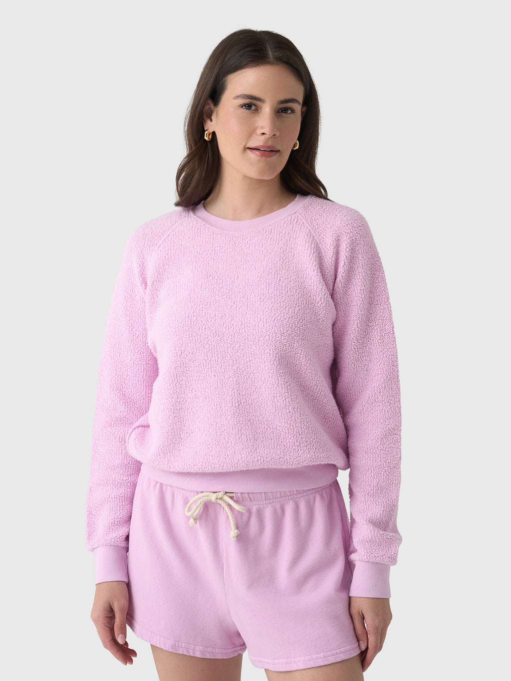 Perfect White Tee Women's Ziggy Reverse Shrunken Sweatshirt - Saint Bernard