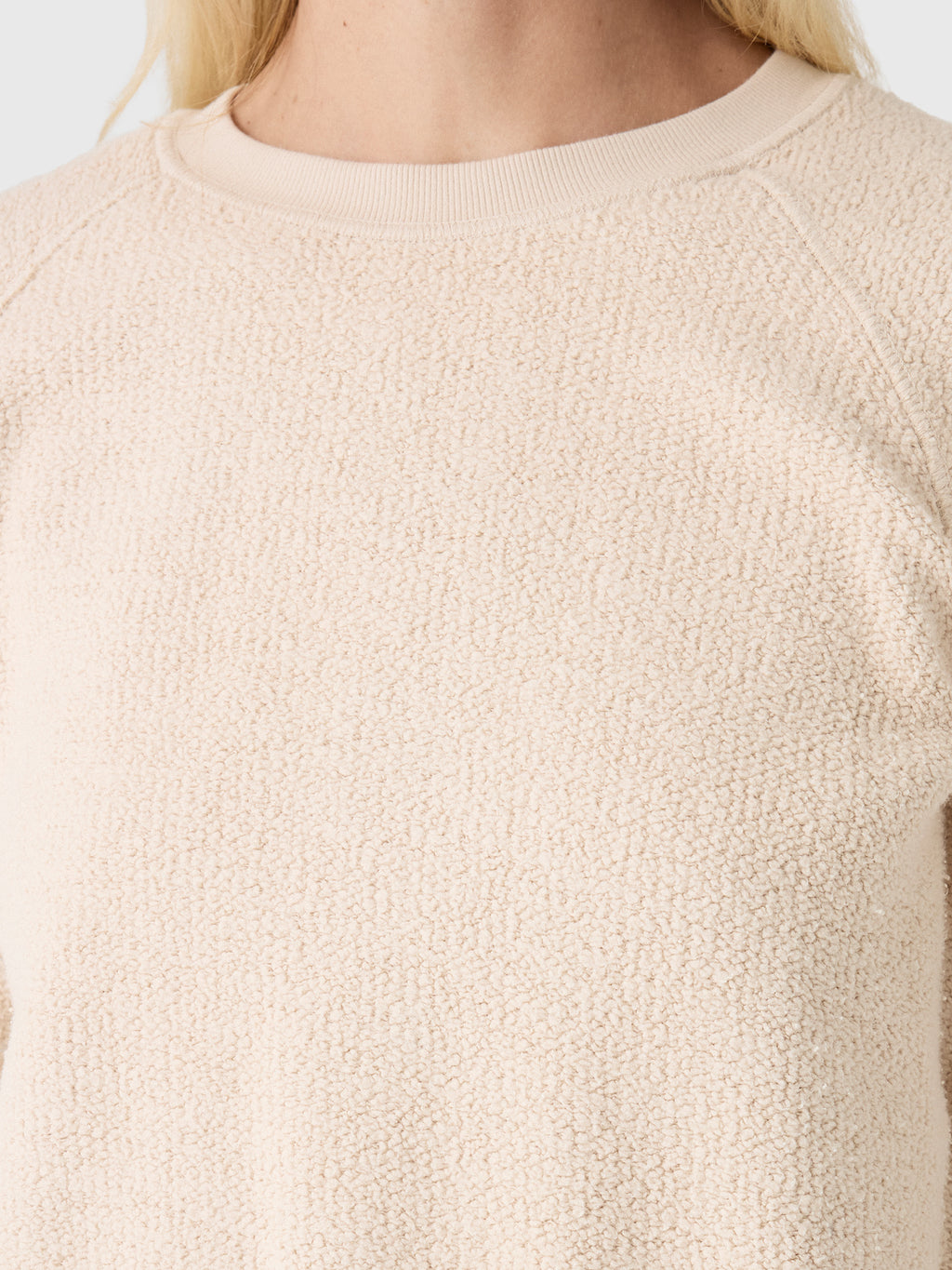 Perfect White Tee Women's Ziggy Reverse Shrunken Sweatshirt - Saint Bernard