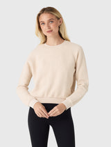 Perfect White Tee Women's Ziggy Reverse Shrunken Sweatshirt - Saint Bernard