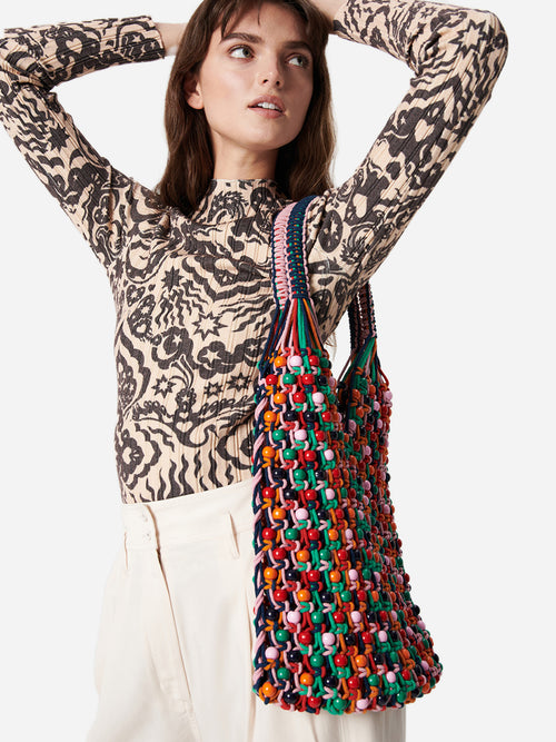 Chufy Trippy Hand Knitted Macrame Hang Bag