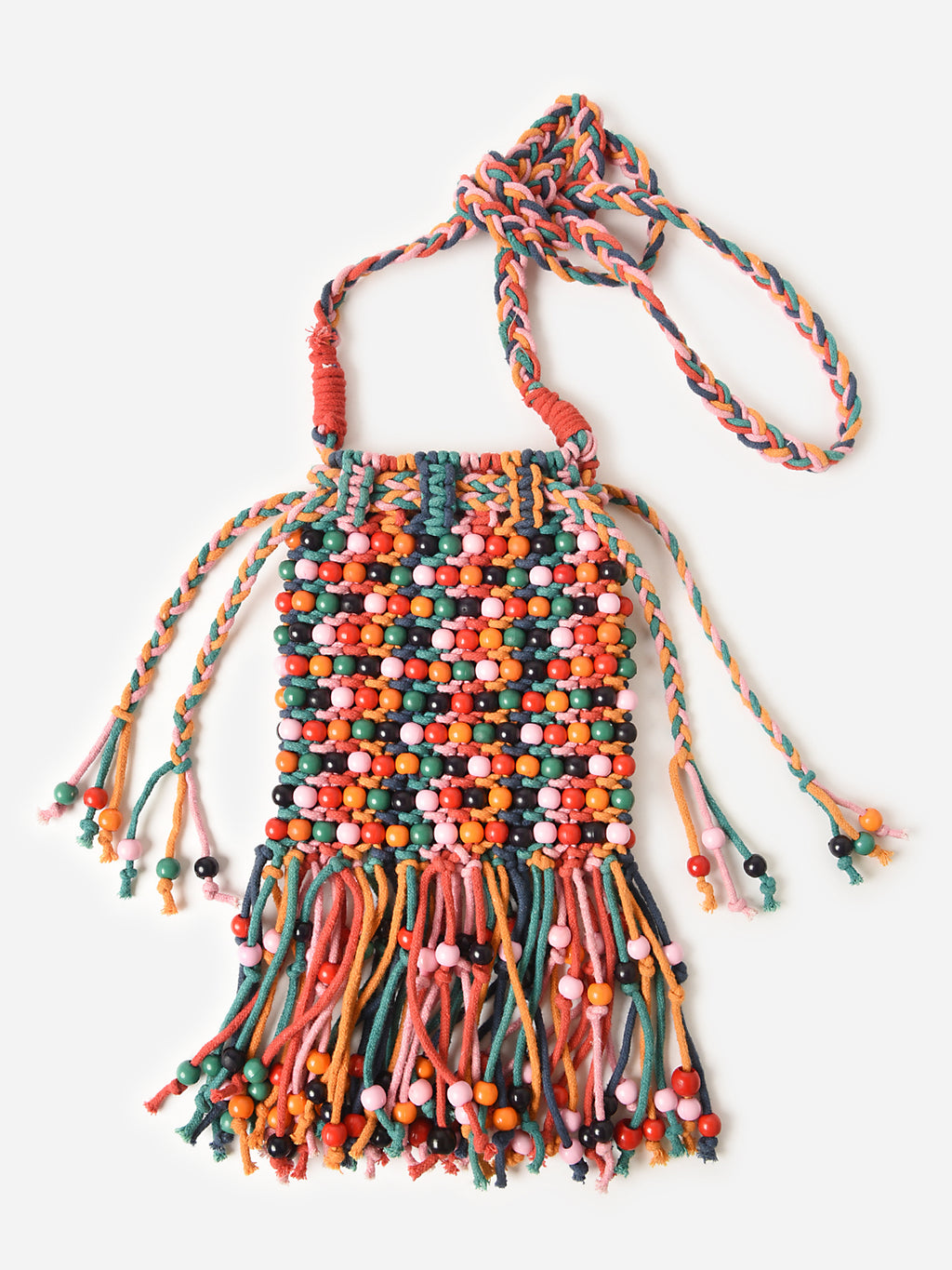 Chufy Trippy Hand Knitted Macrame Mini Bag - Saint Bernard