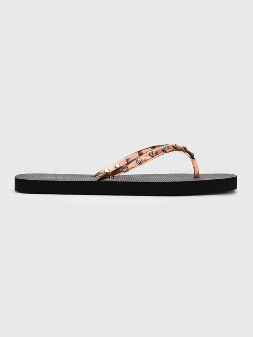 Loeffler Randall Women's Taryn Crystal Jelly Flip Flop