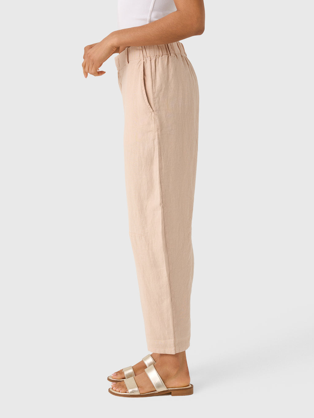 Velvet Women's Taylor Heavy Linen Pant - Saint Bernard