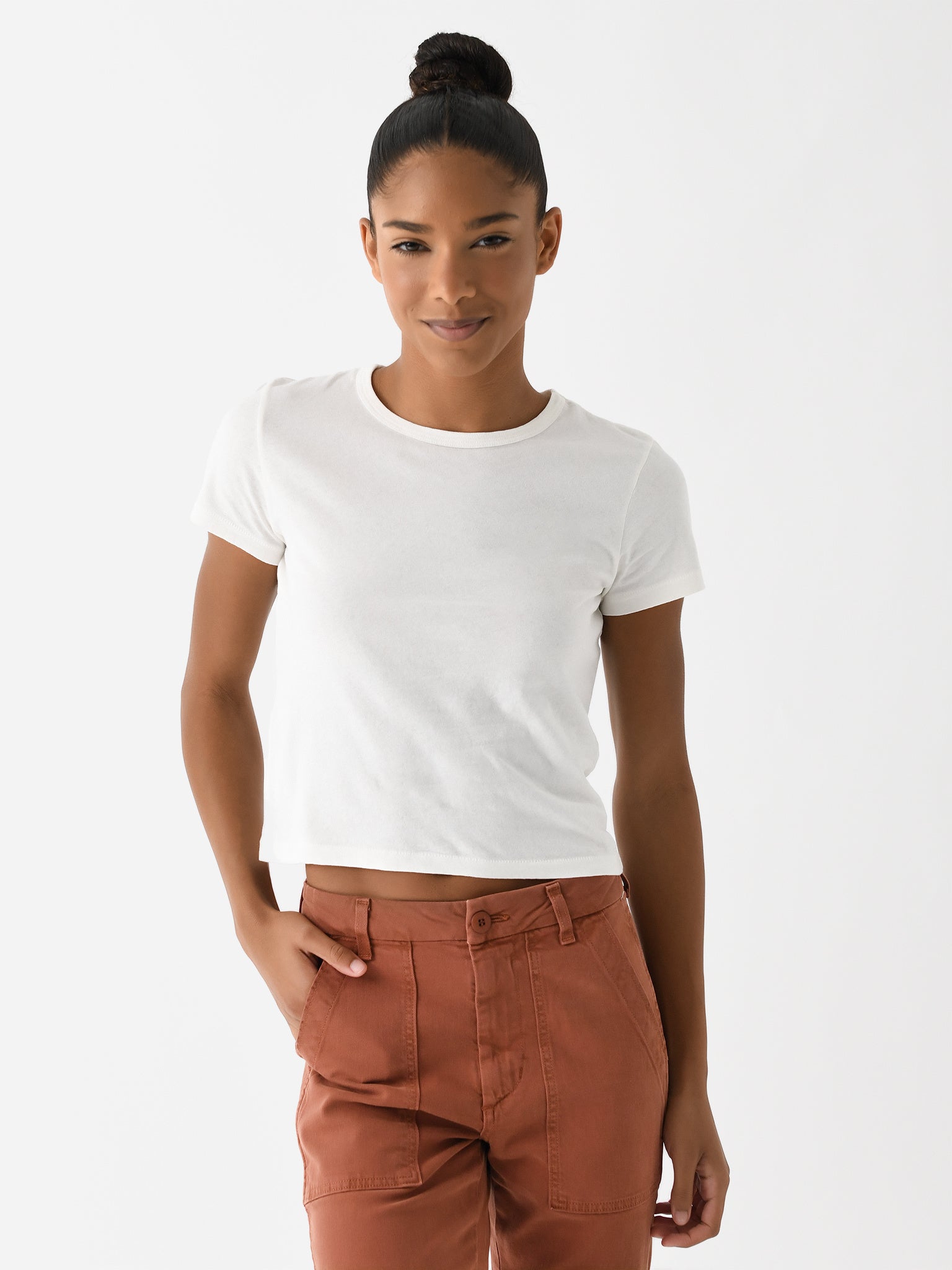 SLVRLAKE Women's Baby Tee - Saint Bernard