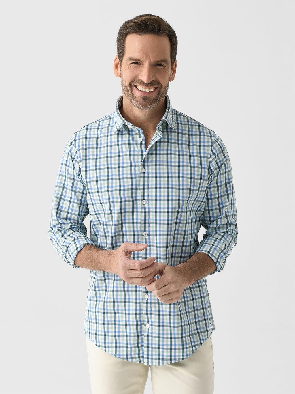 Mizzen+Main Men's Trim Leeward Dress Shirt - Saint Bernard