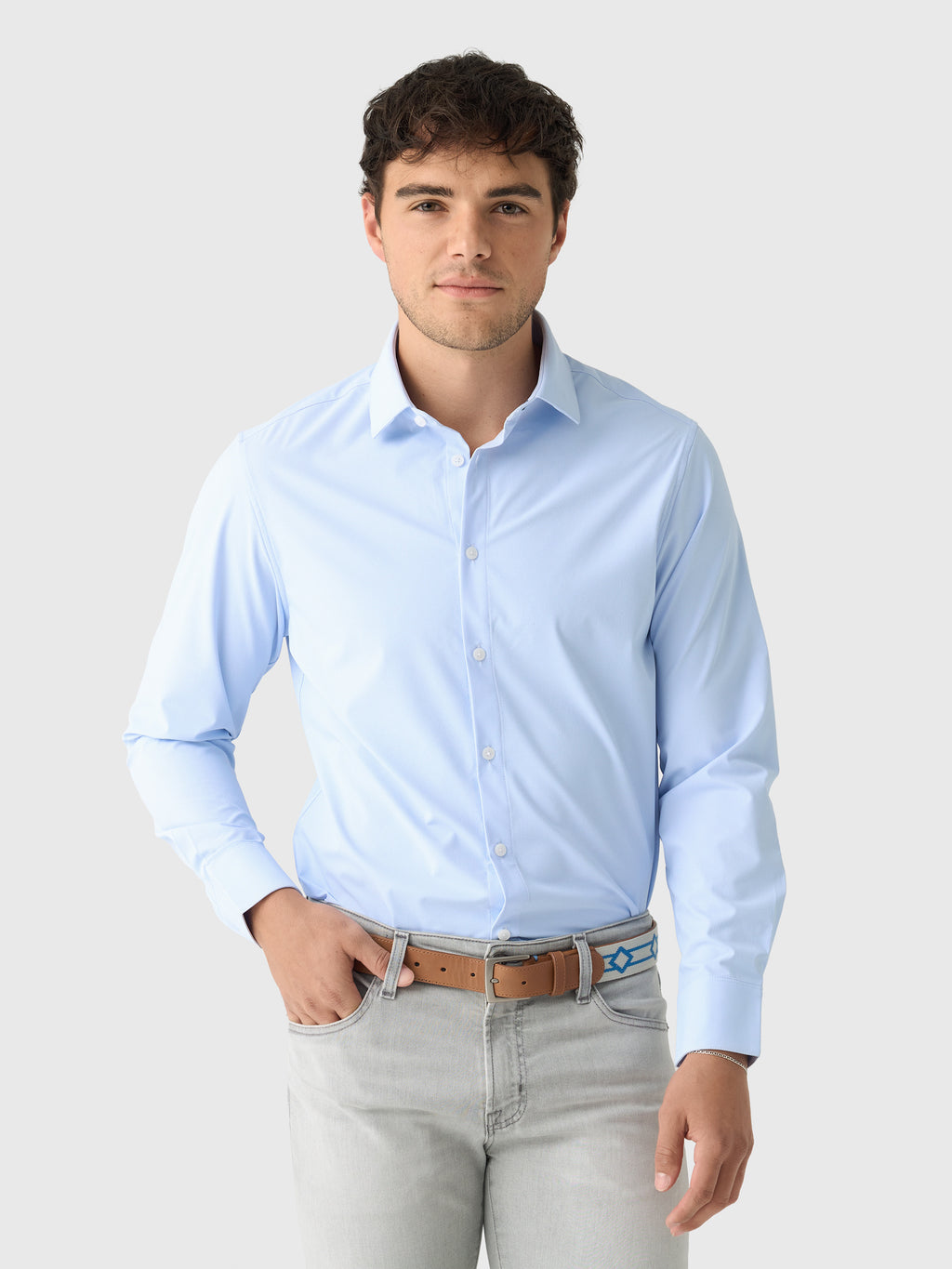 Mizzen+Main Men's Trim Leeward Dress Shirt