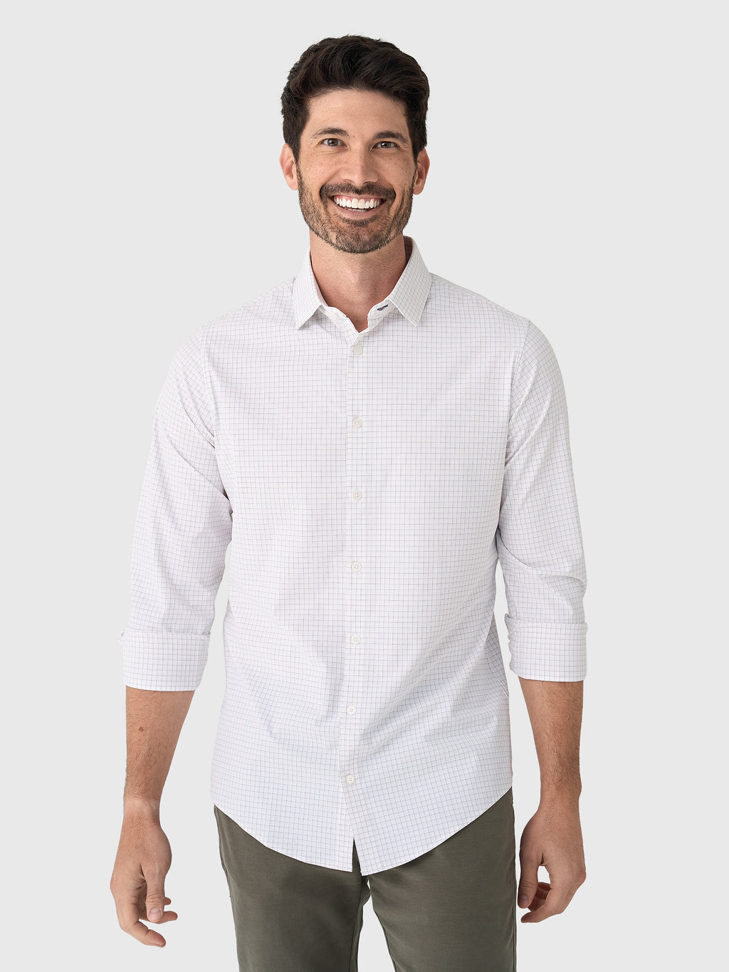 Mizzen+Main Men's Trim Leeward Dress Shirt - Saint Bernard