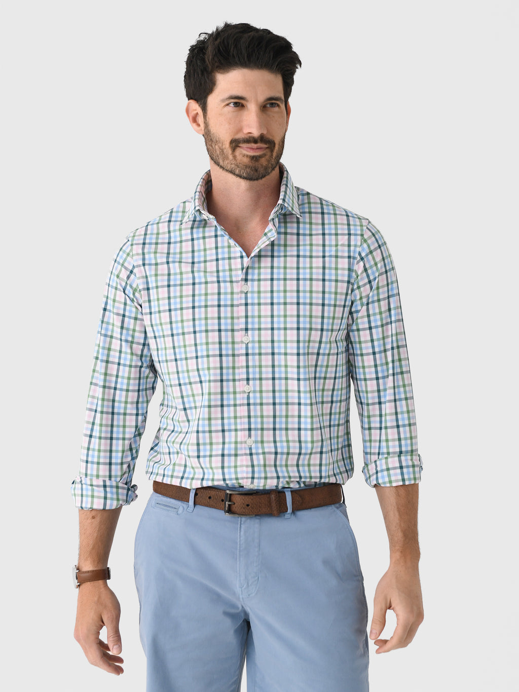 Mizzen+Main Men's Trim Leeward Dress Shirt - Saint Bernard