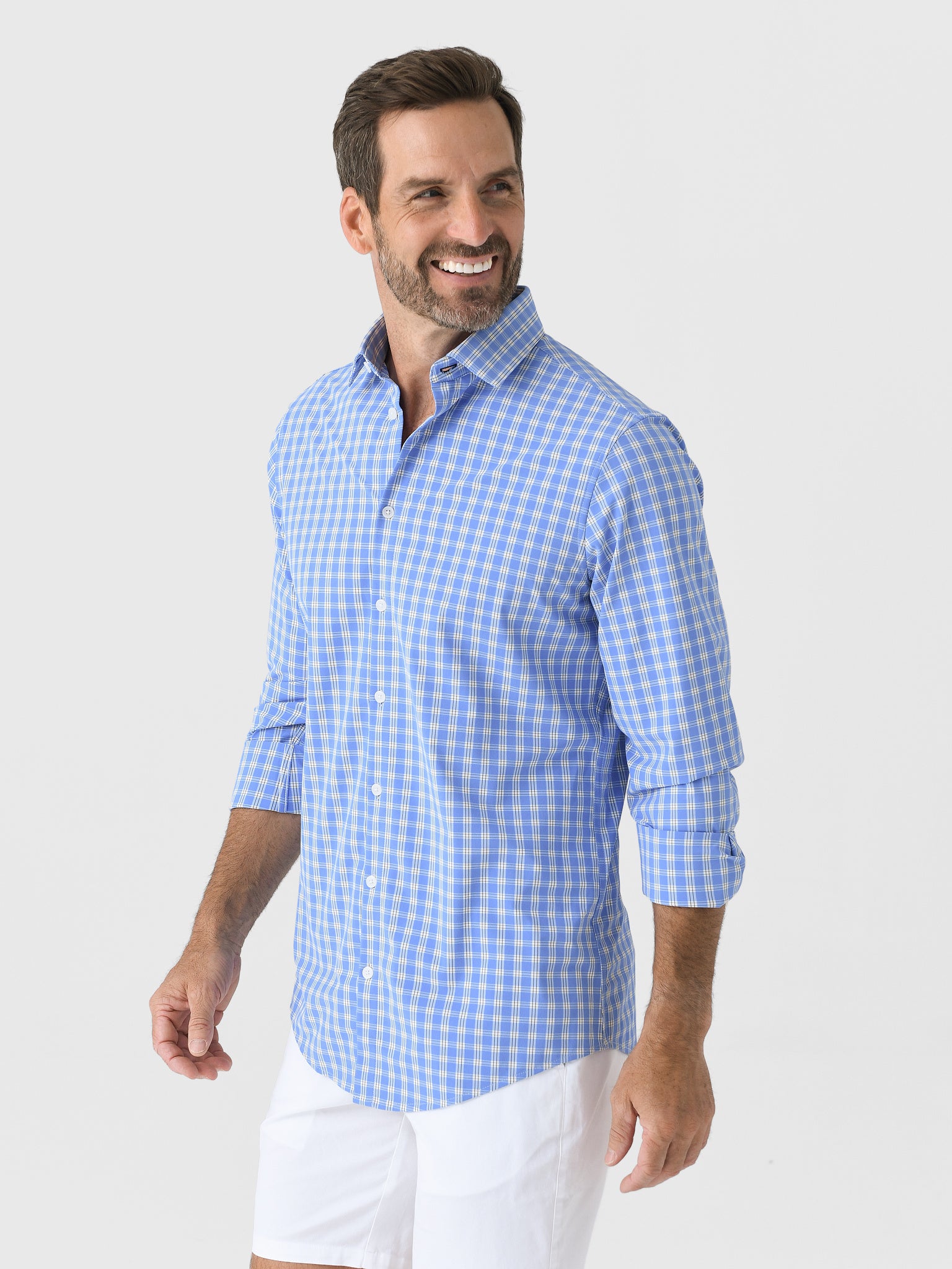 Mizzen+Main Men's Trim Leeward Dress Shirt - Saint Bernard