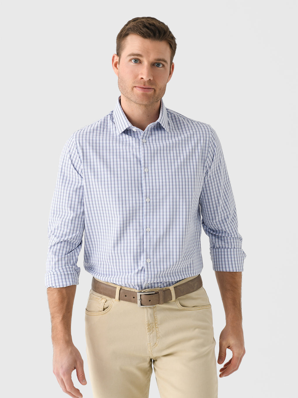 Mizzen+Main Men's Trim Leeward Dress Shirt - Saint Bernard