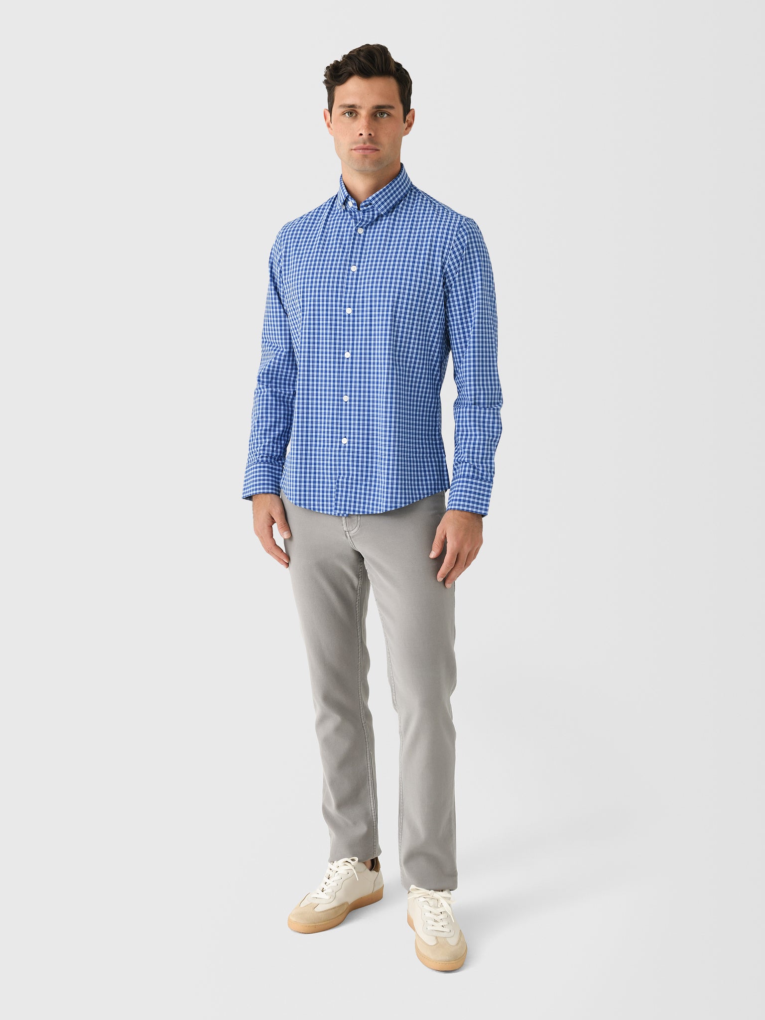 Mizzen+Main Men's Trim Leeward No Tuck Dress Shirt | $110.90