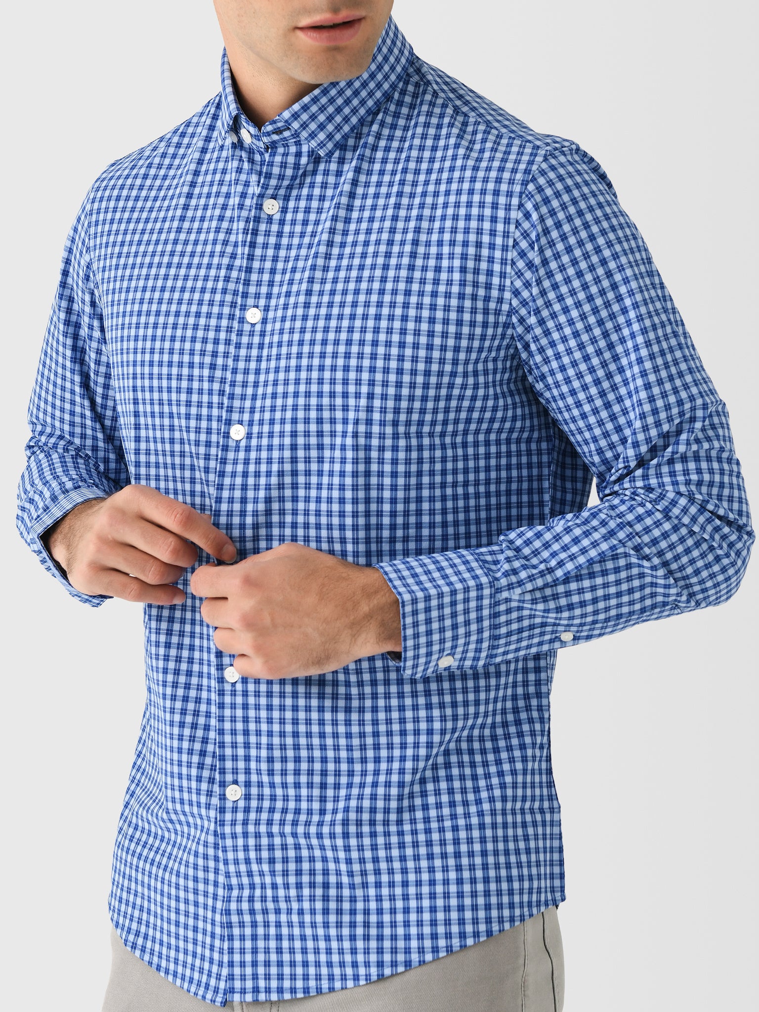Mizzen+Main Men's Trim Leeward No Tuck Dress Shirt | $110.90