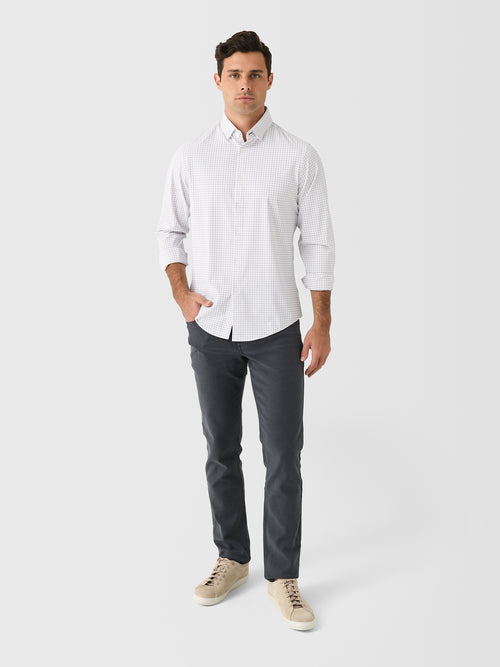 Mizzen+Main Men's Trim Leeward No Tuck Dress Shirt