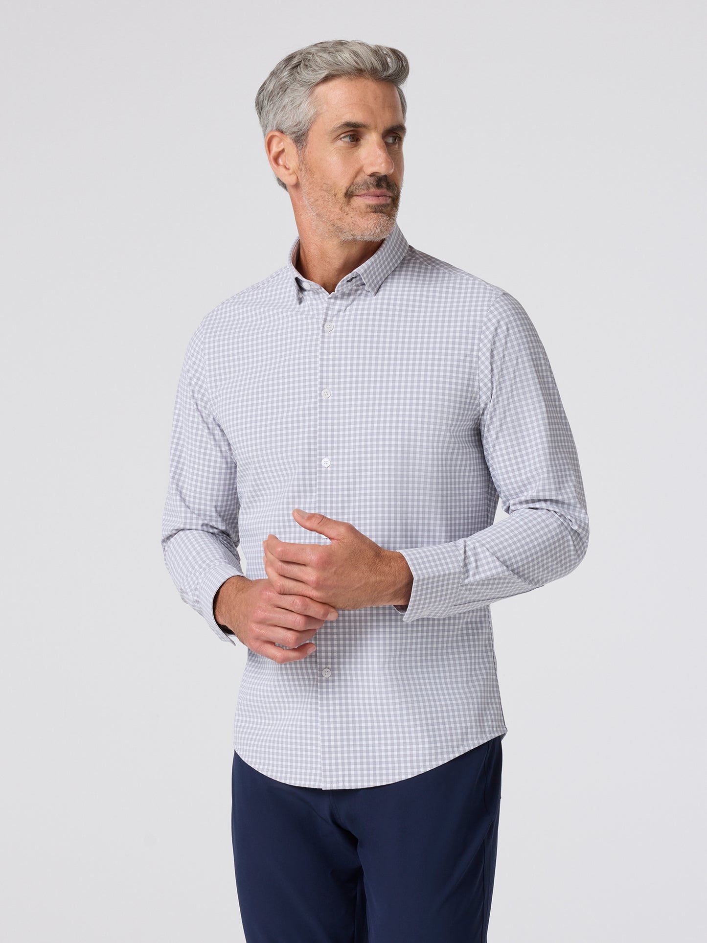 Mizzen+Main Men's Trim Leeward No Tuck Dress Shirt