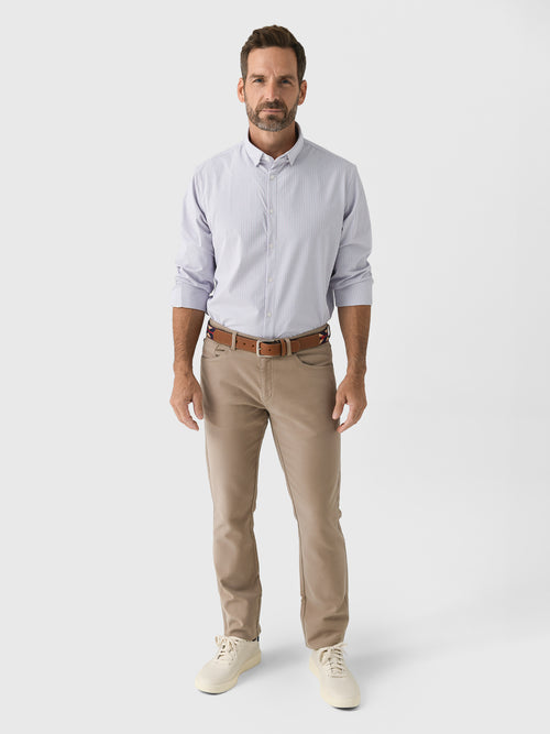 Mizzen+Main Men's Trim Leeward No Tuck Dress Shirt