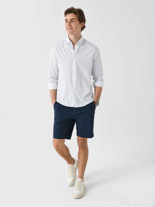 Mizzen+Main Men's Trim Leeward No Tuck Dress Shirt
