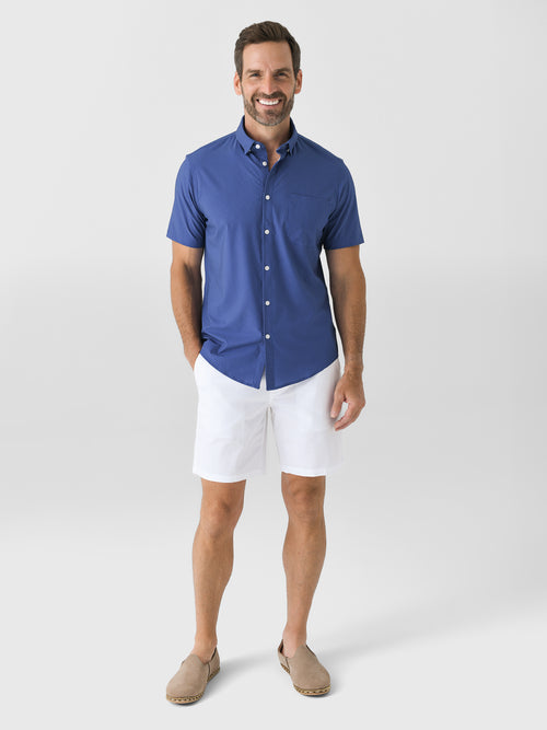 Mizzen+Main Men's Trim Leeward Short Sleeve Dress Shirt