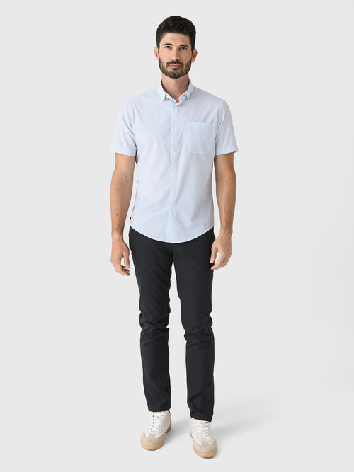 Mizzen+Main Men's Trim Leeward Short Sleeve Dress Shirt