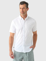 Mizzen+Main Men's Trim Halyard Short Sleeve Dress Shirt - Saint Bernard