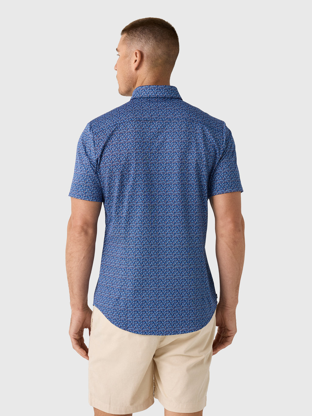 Mizzen+Main Men's Trim Halyard Short Sleeve Dress Shirt - Saint Bernard