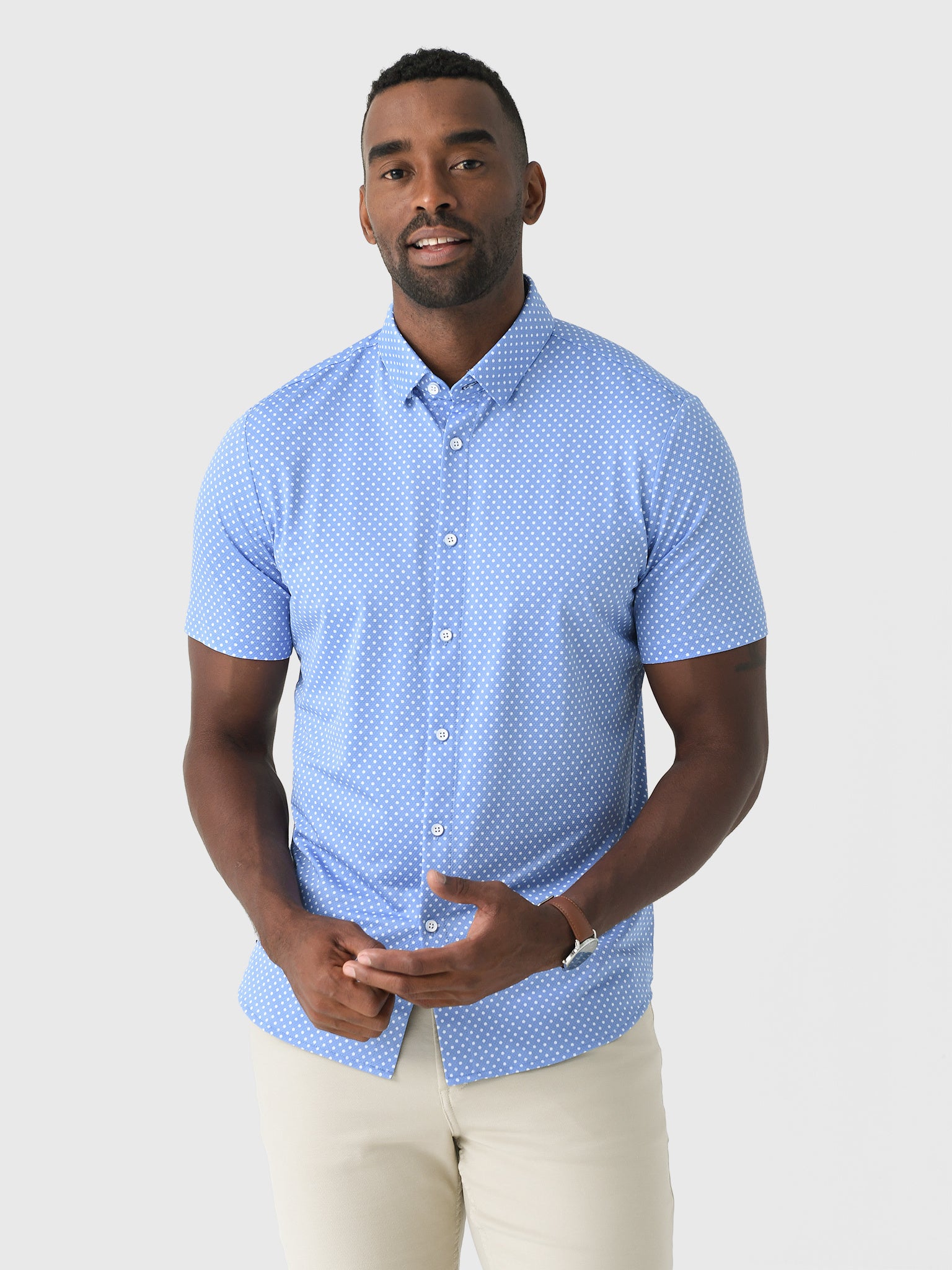 Mizzen+Main Men's Trim Halyard Button-Down Shirt - Saint Bernard