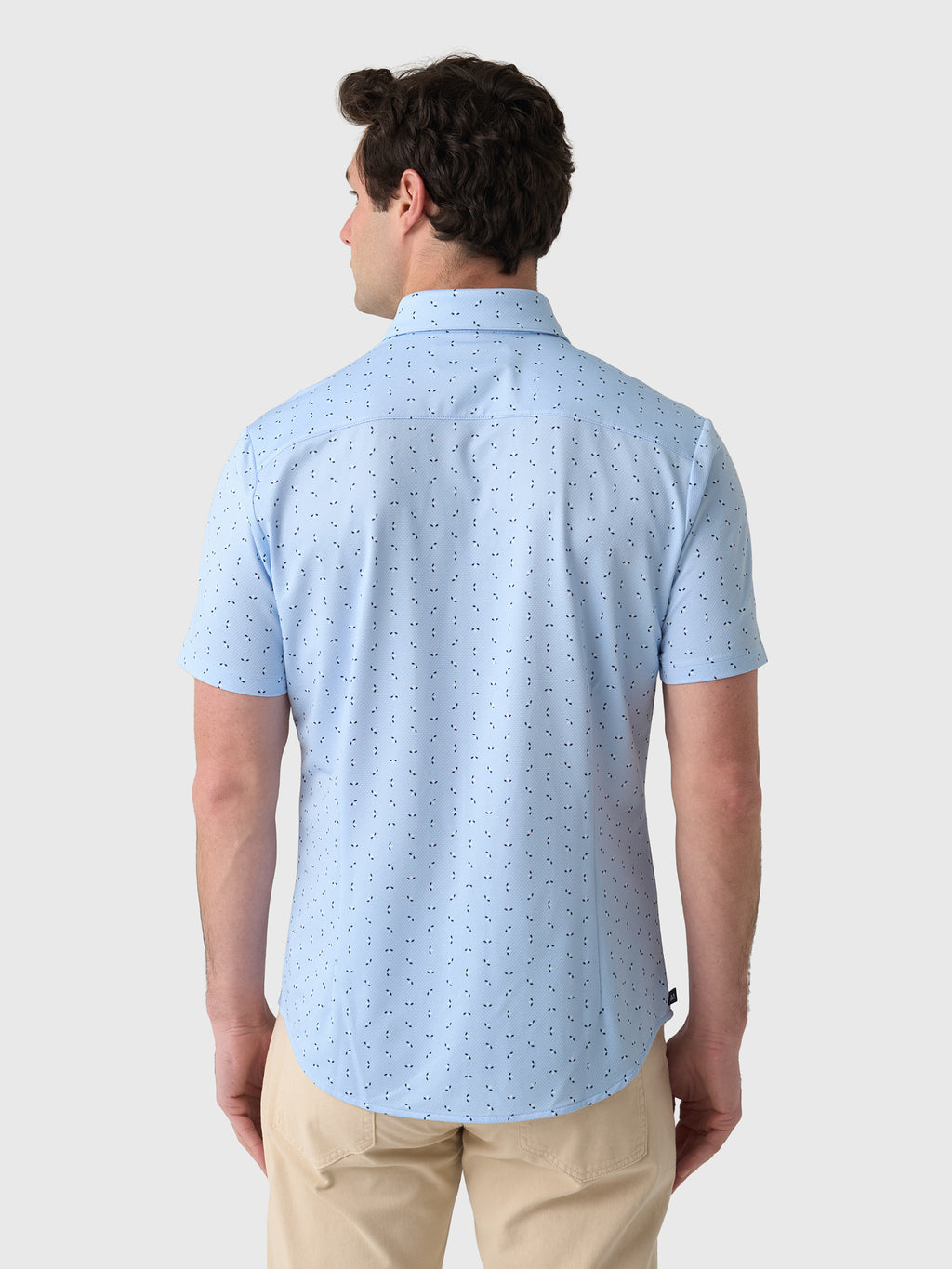 Mizzen+Main Men's Trim Halyard Short Sleeve Dress Shirt - Saint Bernard