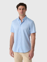 Mizzen+Main Men's Trim Halyard Short Sleeve Dress Shirt - Saint Bernard