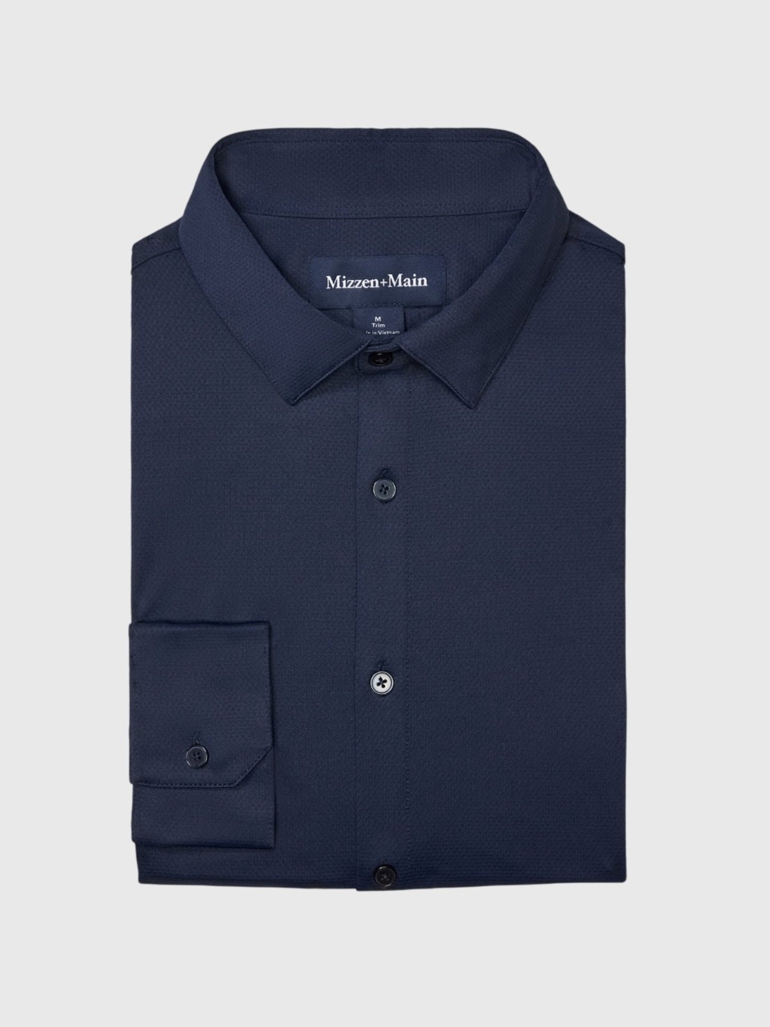 Mizzen+Main Men's Trim Halyard Long Sleeve Dress Shirt - Saint Bernard