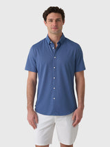 Mizzen+Main Men's Trim Halyard Short Sleeve Dress Shirt - Saint Bernard